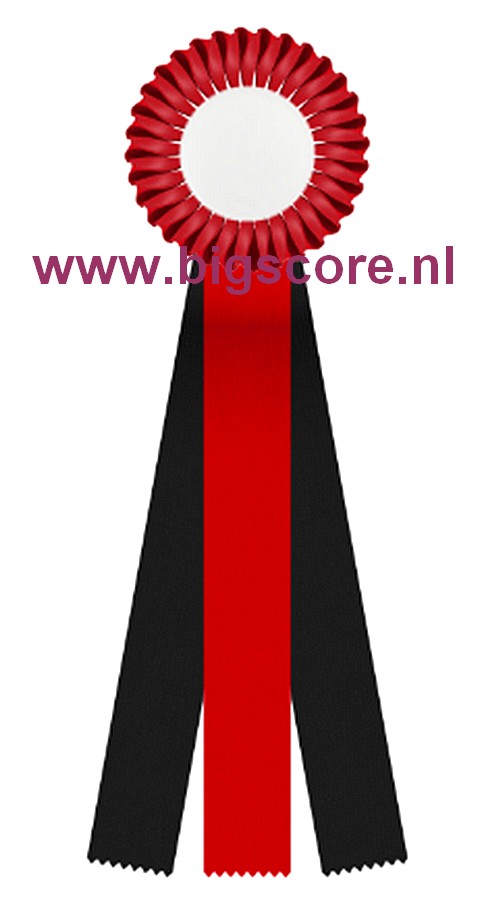 R 12 1-Ringsrozet Multi 3 liasters Blanco Ø 10,5 L: 25 cm met optie Full-Colour Ø 50 mm afslag